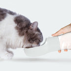 Portable Dog Water Bottle & Food Container – 2-in-1 Travel Pet Feeder