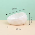 Ceramic Cat & Dog Bowl Oblique Mouth