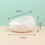 Ceramic Cat & Dog Bowl Oblique Mouth