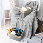 Dog Toy Storage Basket – Rope Woven Pet Toy Organizer Bin for Dogs & Cats