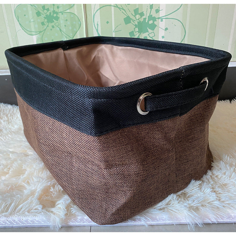 Dog Toy Storage Basket – Rope Woven Pet Toy Organizer Bin for Dogs & Cats