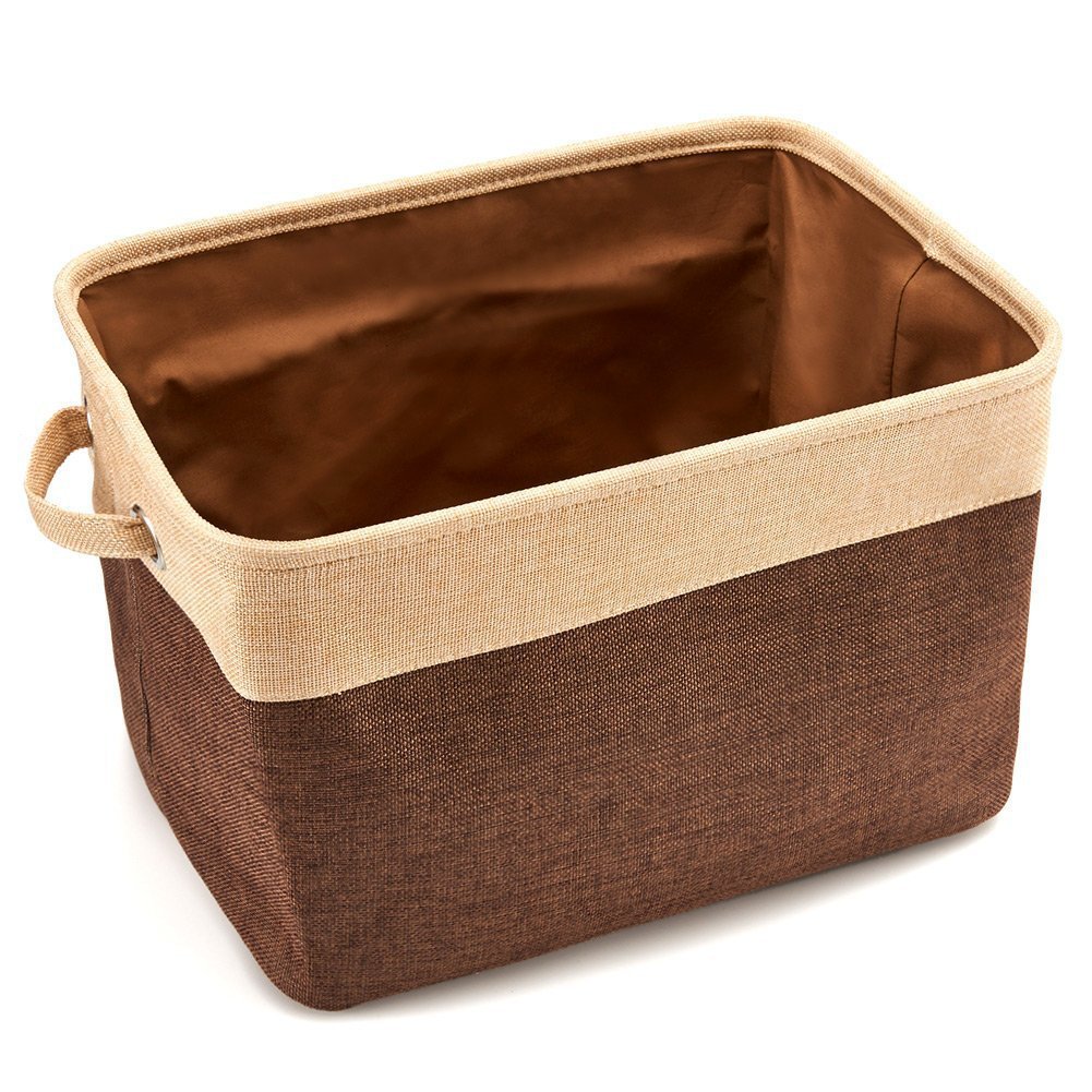 Dog Toy Storage Basket – Rope Woven Pet Toy Organizer Bin for Dogs & Cats