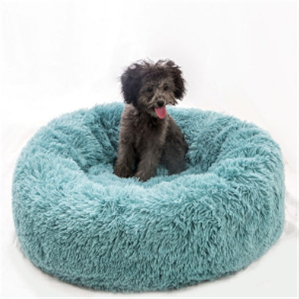 Calming Dog & Cat Bed – Anti-Anxiety Plush Orthopedic Pet Bed for Deep Sleep