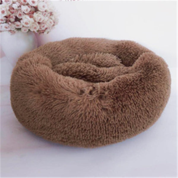 Calming Dog & Cat Bed – Anti-Anxiety Plush Orthopedic Pet Bed for Deep Sleep