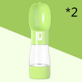 Portable Dog Water Bottle & Food Container – 2-in-1 Travel Pet Feeder