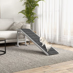 Pet Ramp For Dog With Non-slip Carpet And Top Platform