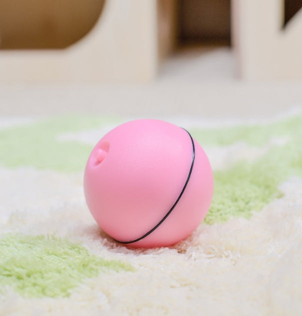 Interactive LED Chase Ball for Dogs & Cats – 360° Auto-Rolling Smart Pet Toy