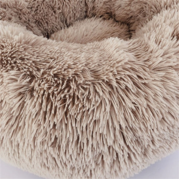 Calming Dog & Cat Bed – Anti-Anxiety Plush Orthopedic Pet Bed for Deep Sleep