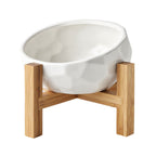Tilted Pet Food Bowl – Ergonomic Angled Cat & Dog Feeding Bowl