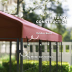 Outdoor Dog Kennel with Rotating Bowl Holders