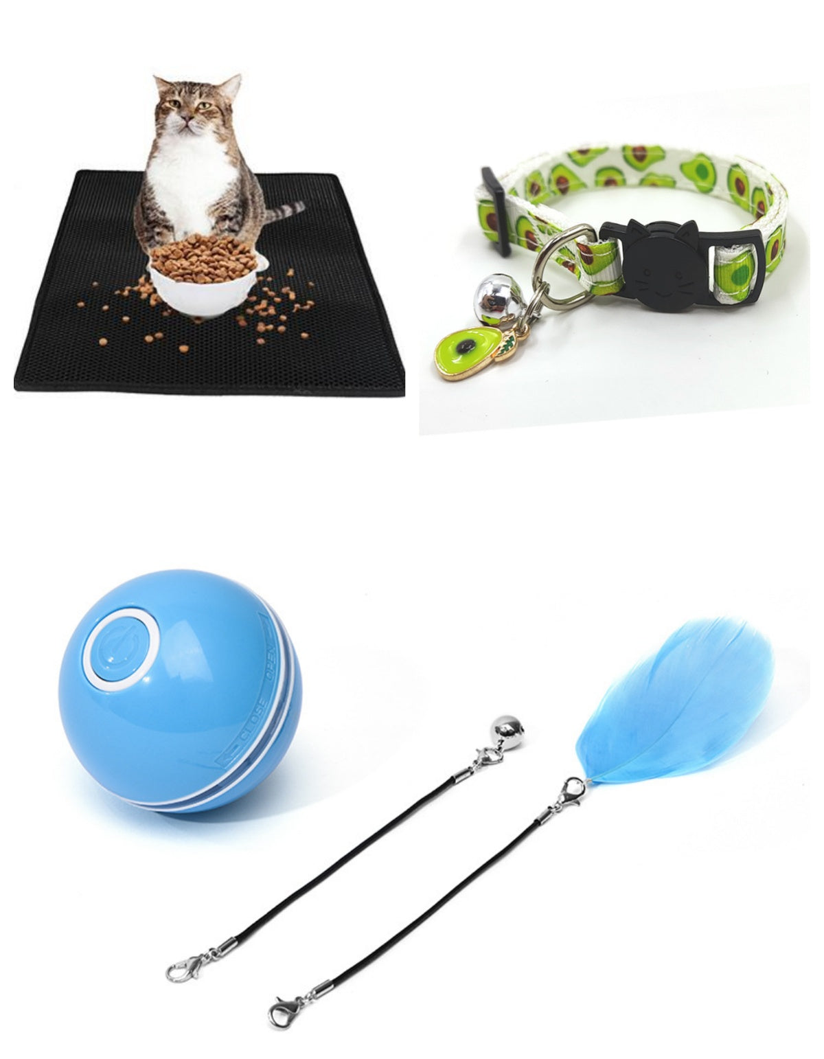 Interactive LED Chase Ball for Dogs & Cats – 360° Auto-Rolling Smart Pet Toy