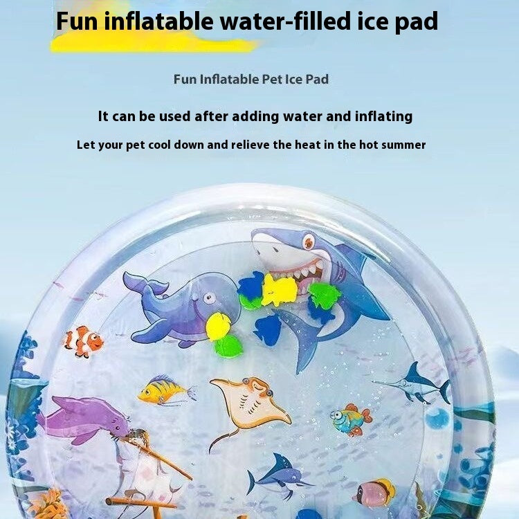 Cooling Dog & Cat Mat – Summer Ice Pad Water Bed Cushion for Puppy & Kitten