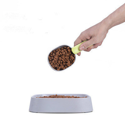 Ergonomic Pet Food Scoop – Precision Measuring Cup for Dog & Cat Dry Food