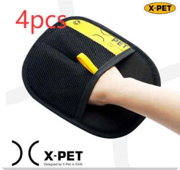2-in-1 Electrostatic Cat Grooming & Hair Removal Glove