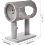 Cat Tree With Tunnel Bed & Scratching Post Cat Tower
