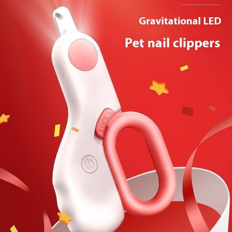 Pet LED Labor-saving Cat Nail Scissors - PawXora