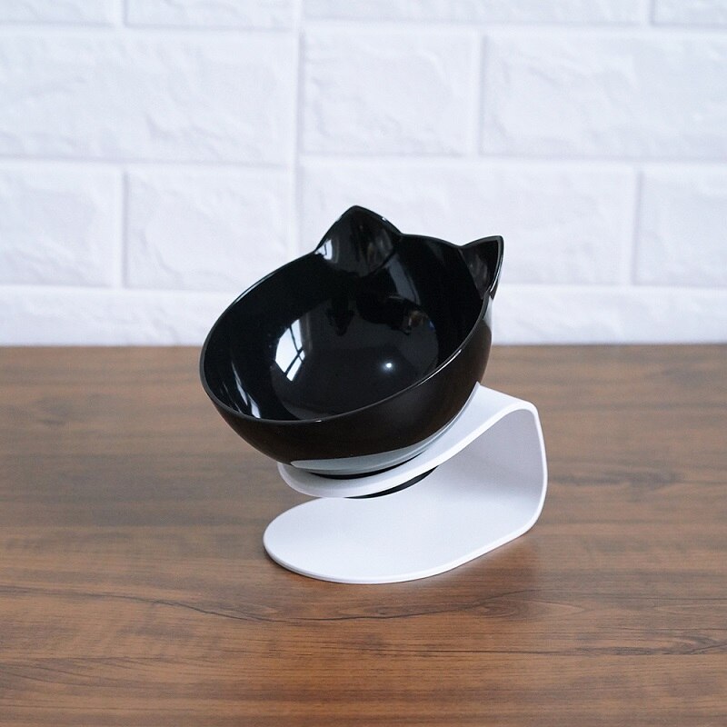 Slanted Double Cat Bowl - Improved Digestion & Neck Comfort