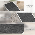 Pet Ramp For Dog With Non-slip Carpet And Top Platform