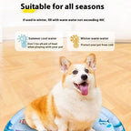 Cooling Dog & Cat Mat – Summer Ice Pad Water Bed Cushion for Puppy & Kitten