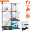 3 Tier Cat Playpen Cage Metal Indoor Cat House