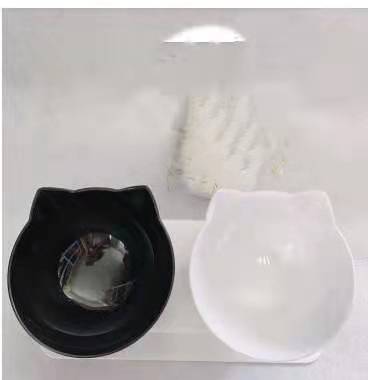 Slanted Double Cat Bowl - Improved Digestion & Neck Comfort