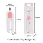 Pet LED Labor-saving Cat Nail Scissors - PawXora