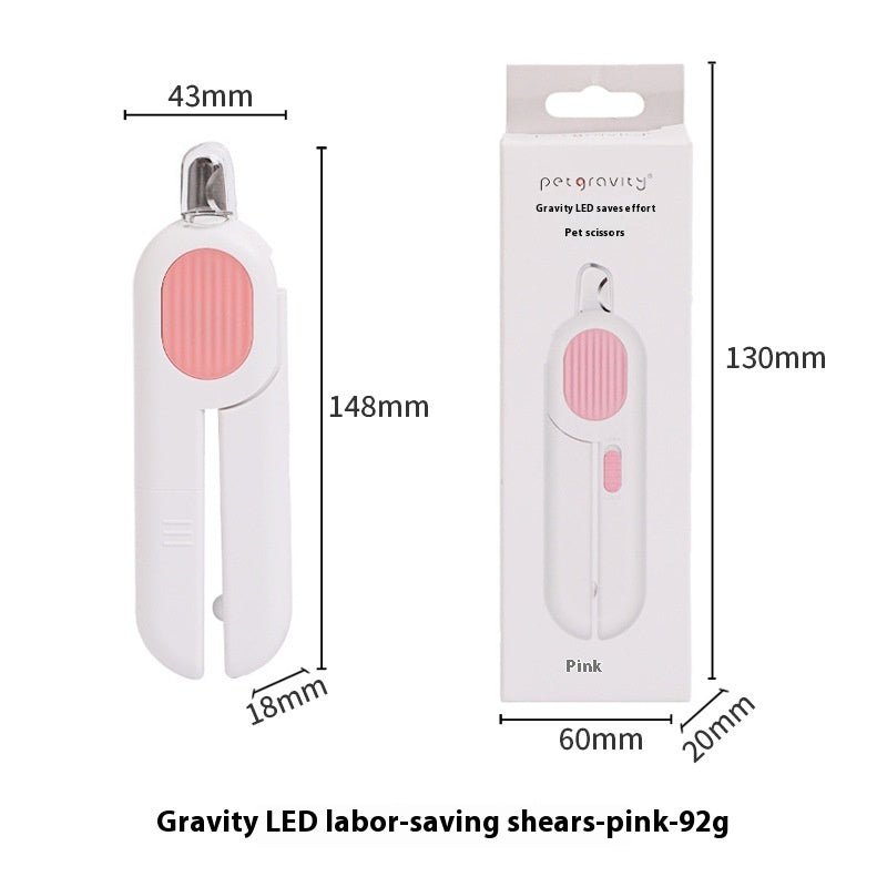 Pet LED Labor-saving Cat Nail Scissors - PawXora