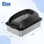 Large Cat Litter Box For Big Cats, Scoop And Mat Included