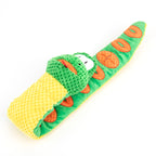 2-in-1 Interactive Snake Snuffle & Squeaky Puzzle Toy for Pet