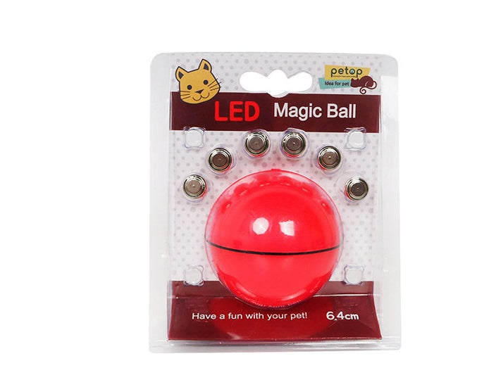 Interactive LED Chase Ball for Dogs & Cats – 360° Auto-Rolling Smart Pet Toy