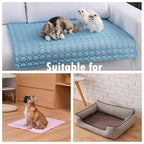 Extra Large Dog Cooling Mat – Ice Pad Blanket for Dogs & Cats, Summer Pet Bed