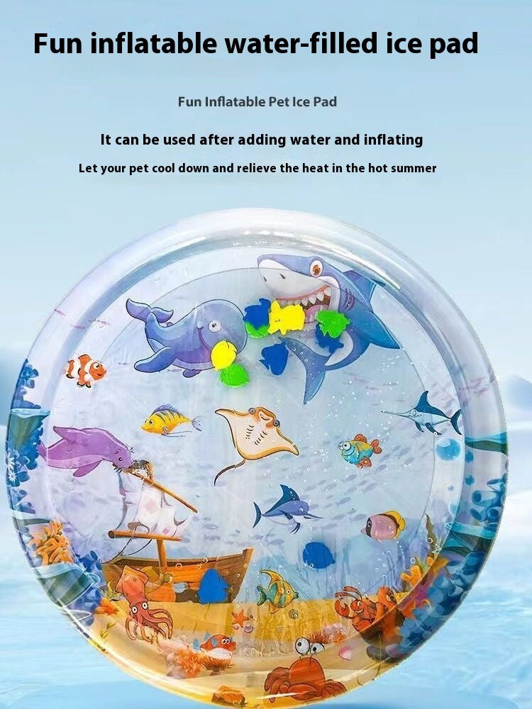 Cooling Dog & Cat Mat – Summer Ice Pad Water Bed Cushion for Puppy & Kitten