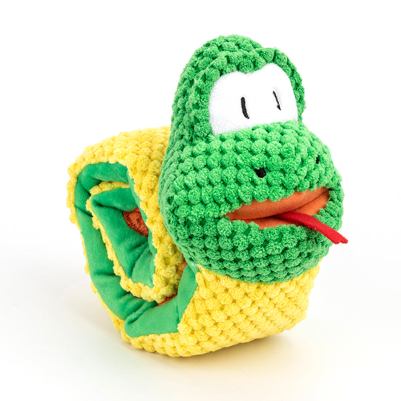 2-in-1 Interactive Snake Snuffle & Squeaky Puzzle Toy for Pet