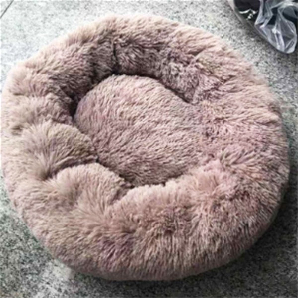 Calming Dog & Cat Bed – Anti-Anxiety Plush Orthopedic Pet Bed for Deep Sleep