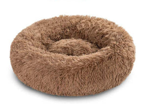 Calming Dog & Cat Bed – Anti-Anxiety Plush Orthopedic Pet Bed for Deep Sleep