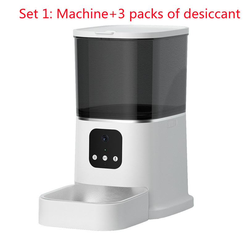 Smart WiFi Pet Feeder 6L – App Control, Timer & Video Camera