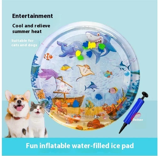 Cooling Dog & Cat Mat – Summer Ice Pad Water Bed Cushion for Puppy & Kitten