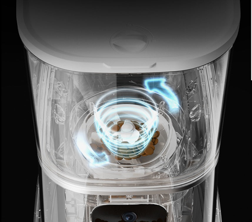 Smart WiFi Pet Feeder 6L – App Control, Timer & Video Camera