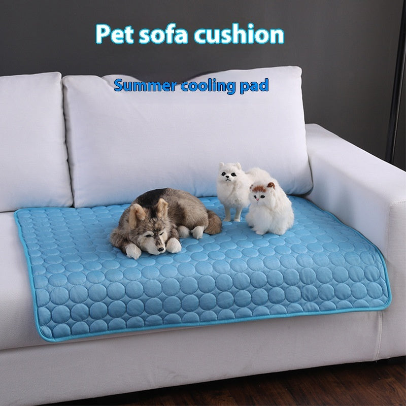Extra Large Dog Cooling Mat – Ice Pad Blanket for Dogs & Cats, Summer Pet Bed