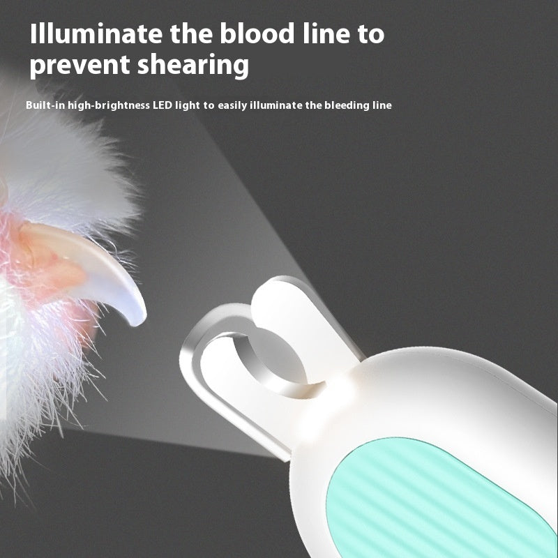 Pet LED Labor-saving Cat Nail Scissors - PawXora