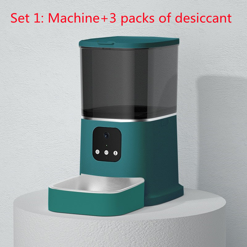 Smart WiFi Pet Feeder 6L – App Control, Timer & Video Camera