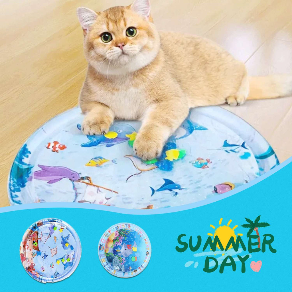 Cooling Dog & Cat Mat – Summer Ice Pad Water Bed Cushion for Puppy & Kitten