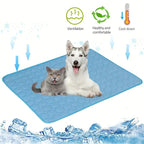 Extra Large Dog Cooling Mat – Ice Pad Blanket for Dogs & Cats, Summer Pet Bed