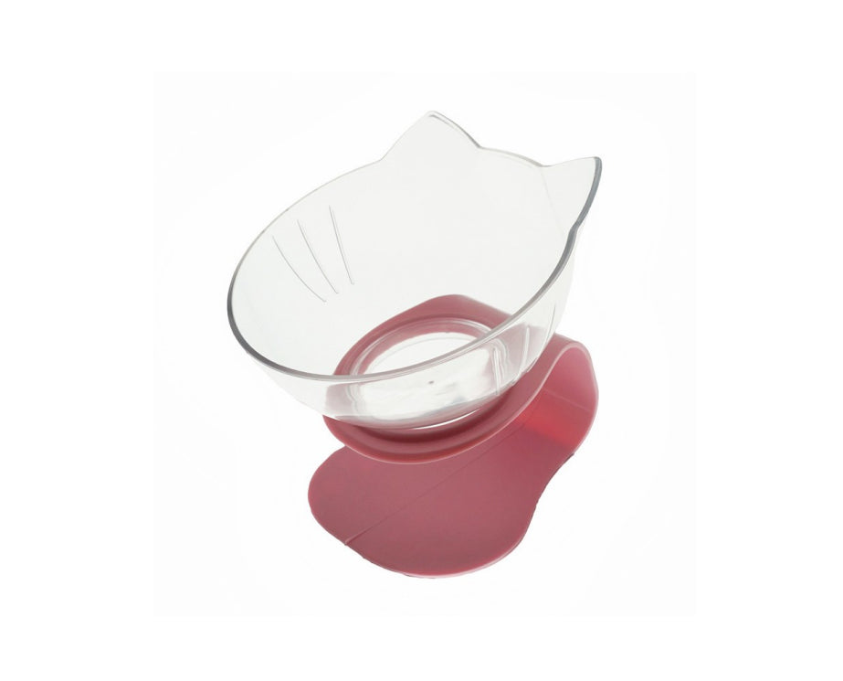 Slanted Double Cat Bowl - Improved Digestion & Neck Comfort