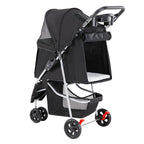 Pet Stroller Cart for Cats & Dogs – Foldable Travel Carrier Pram