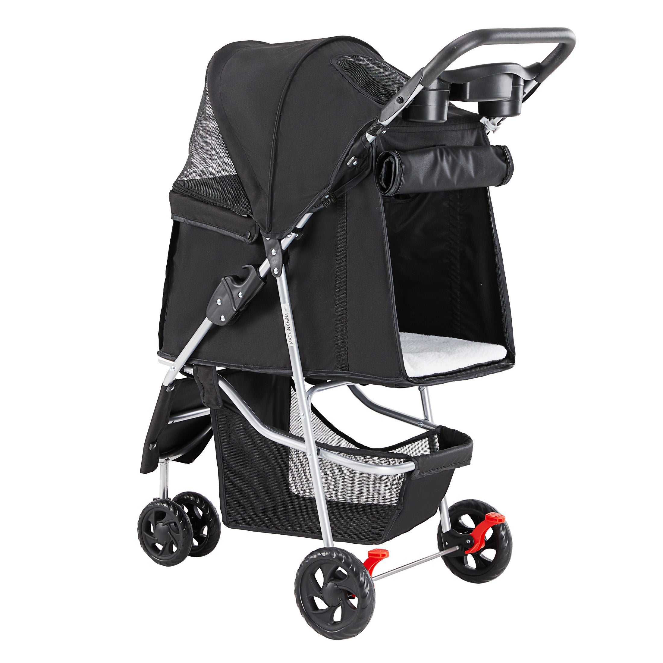 Pet Stroller Cart for Cats & Dogs – Foldable Travel Carrier Pram