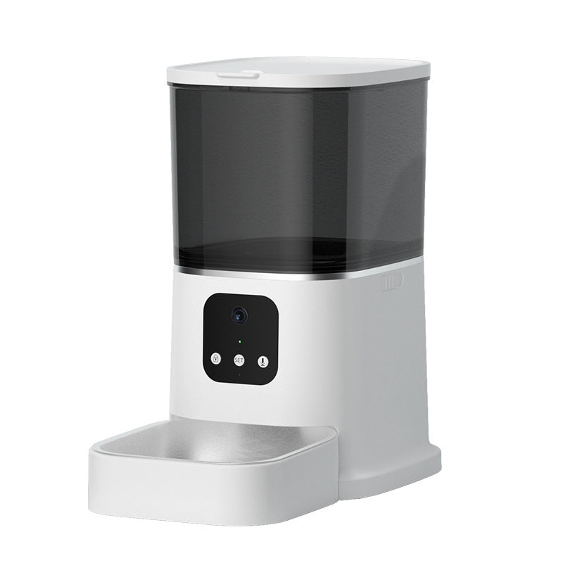 Smart WiFi Pet Feeder 6L – App Control, Timer & Video Camera