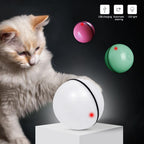 Interactive LED Chase Ball for Dogs & Cats – 360° Auto-Rolling Smart Pet Toy