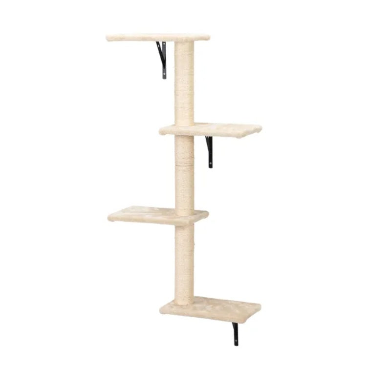 5 Pcs Wall Mounted Cat Climber Set - Floating Cat Shelves