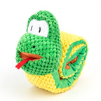 2-in-1 Interactive Snake Snuffle & Squeaky Puzzle Toy for Pet